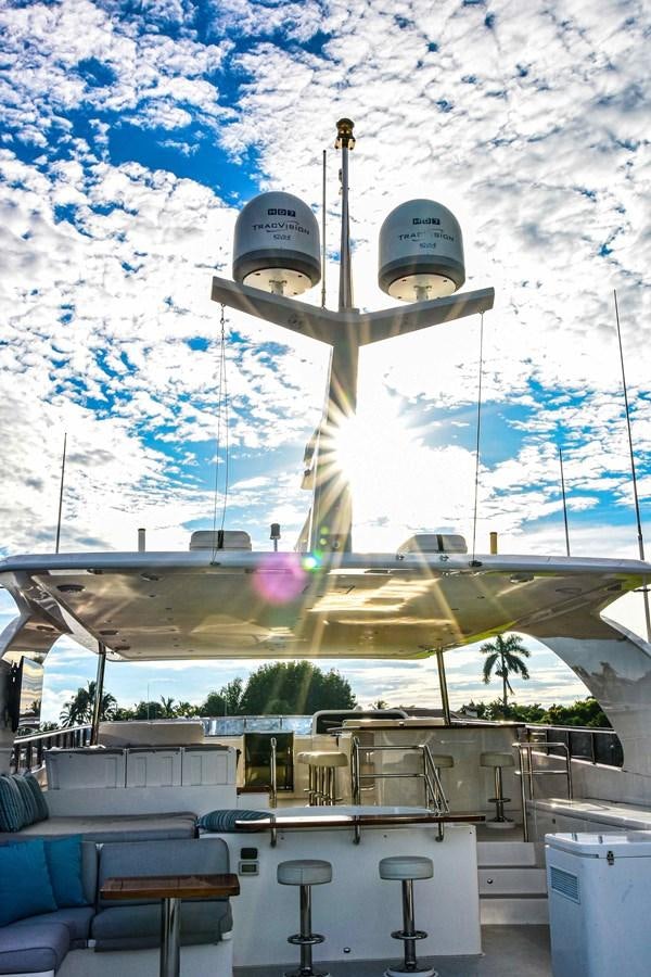 a space shuttle on a launch pad aboard RENAISSANCE Yacht for Sale