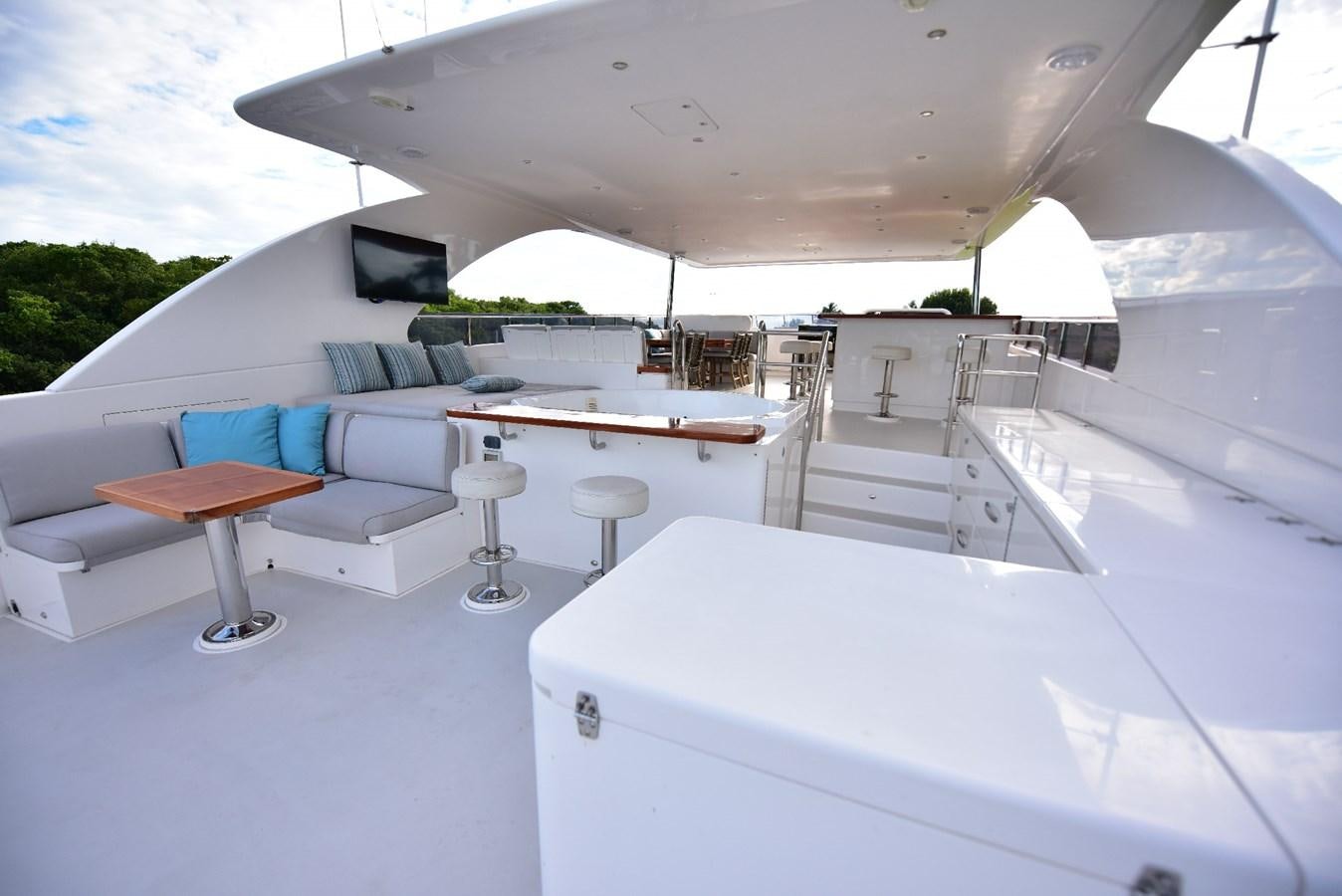 inside of a space ship aboard RENAISSANCE Yacht for Sale