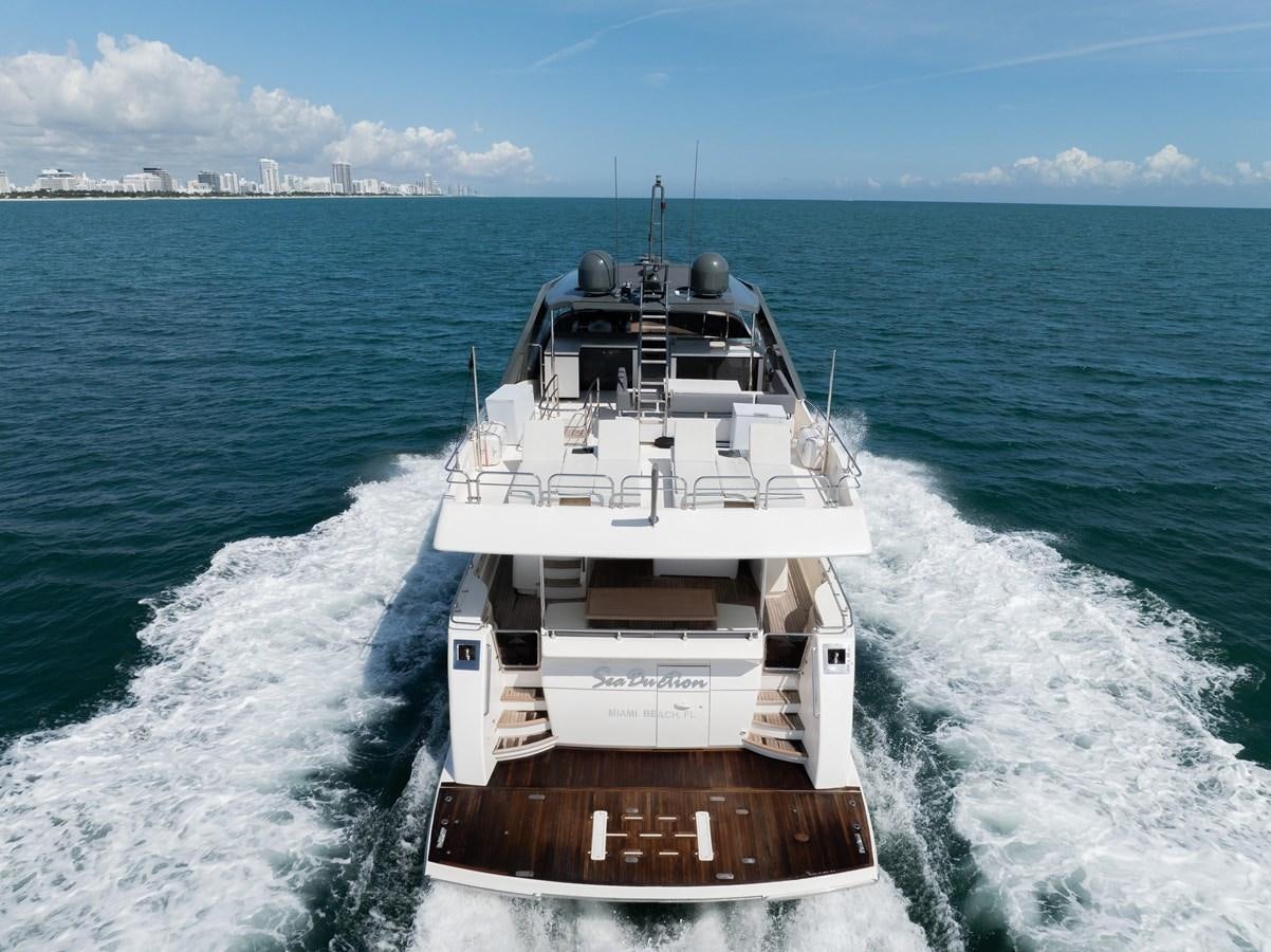a boat on the water aboard SEADUCTION Yacht for Sale