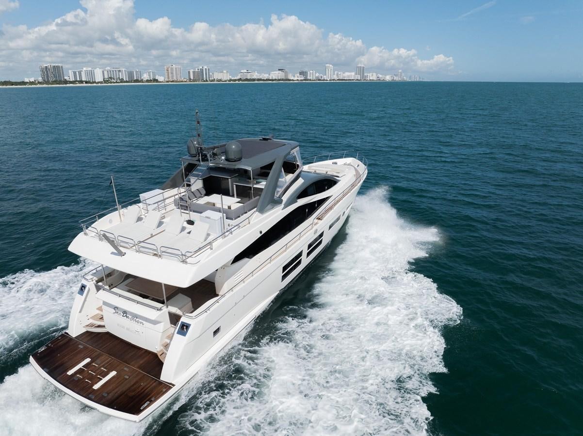 a boat on the water aboard SEADUCTION Yacht for Sale