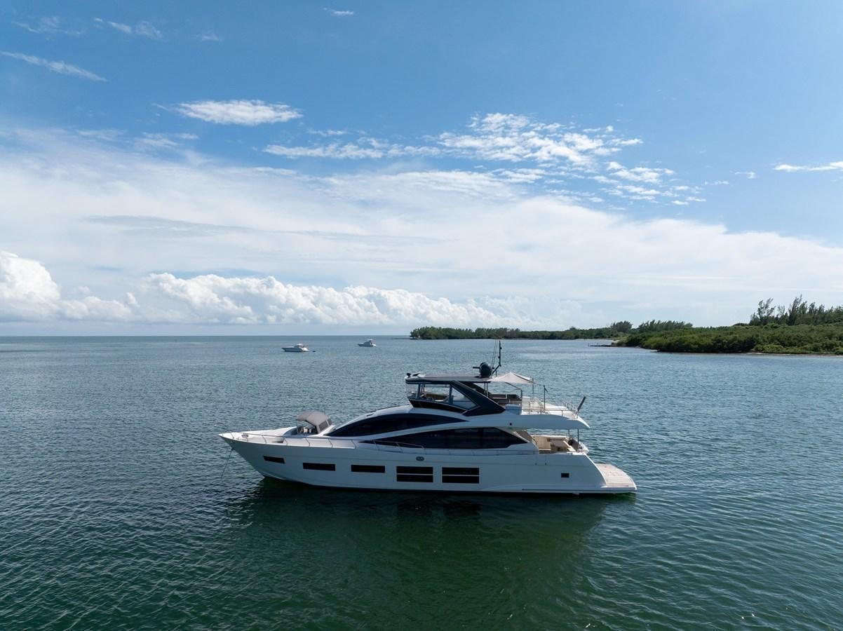 a boat in the water aboard SEADUCTION Yacht for Sale