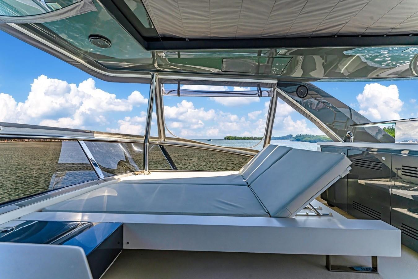 the inside of a car aboard SEADUCTION Yacht for Sale