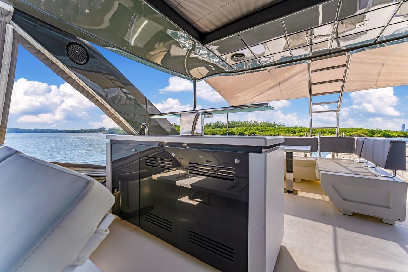 inside of a boat aboard SEADUCTION Yacht for Sale