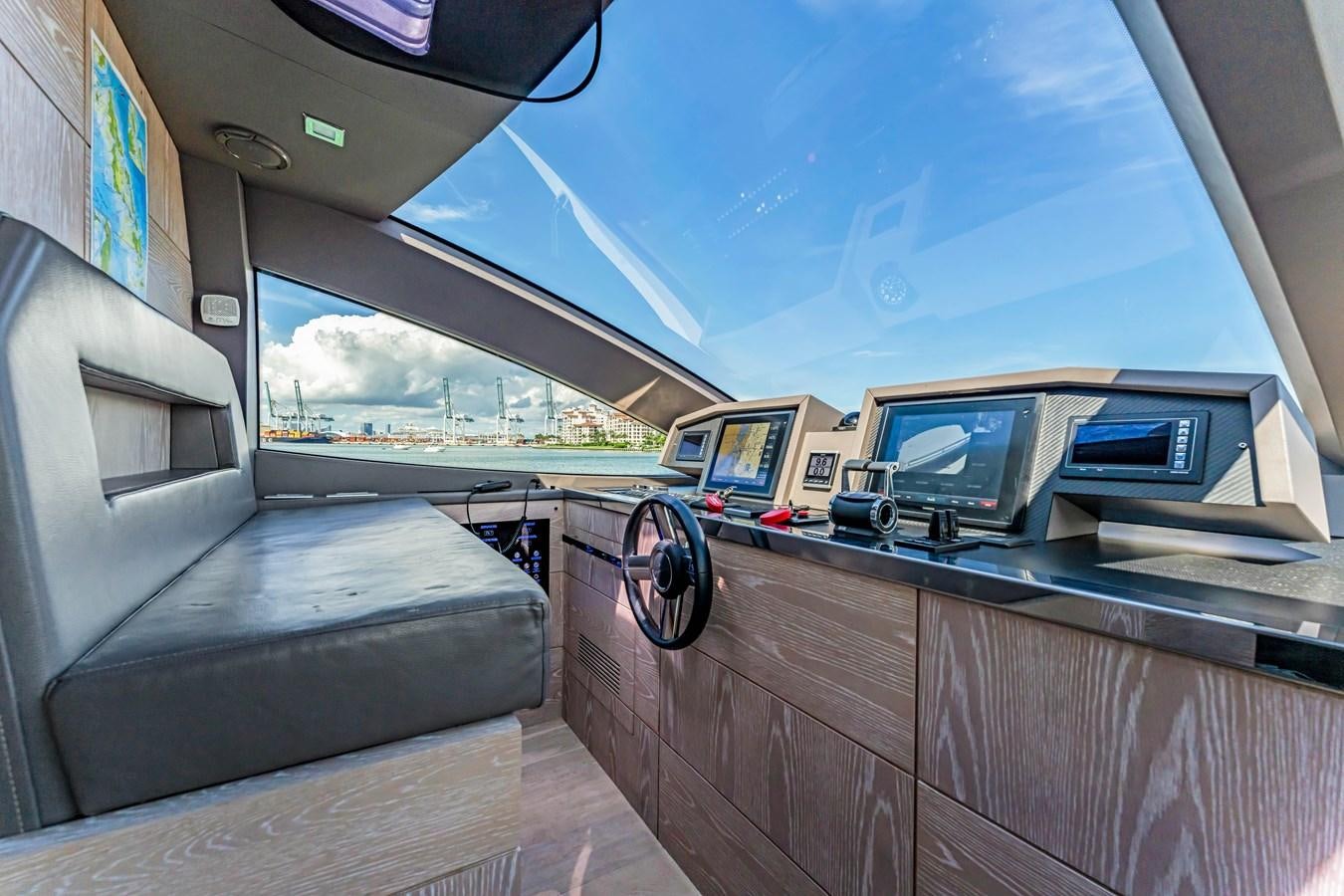 inside of a vehicle aboard SEADUCTION Yacht for Sale