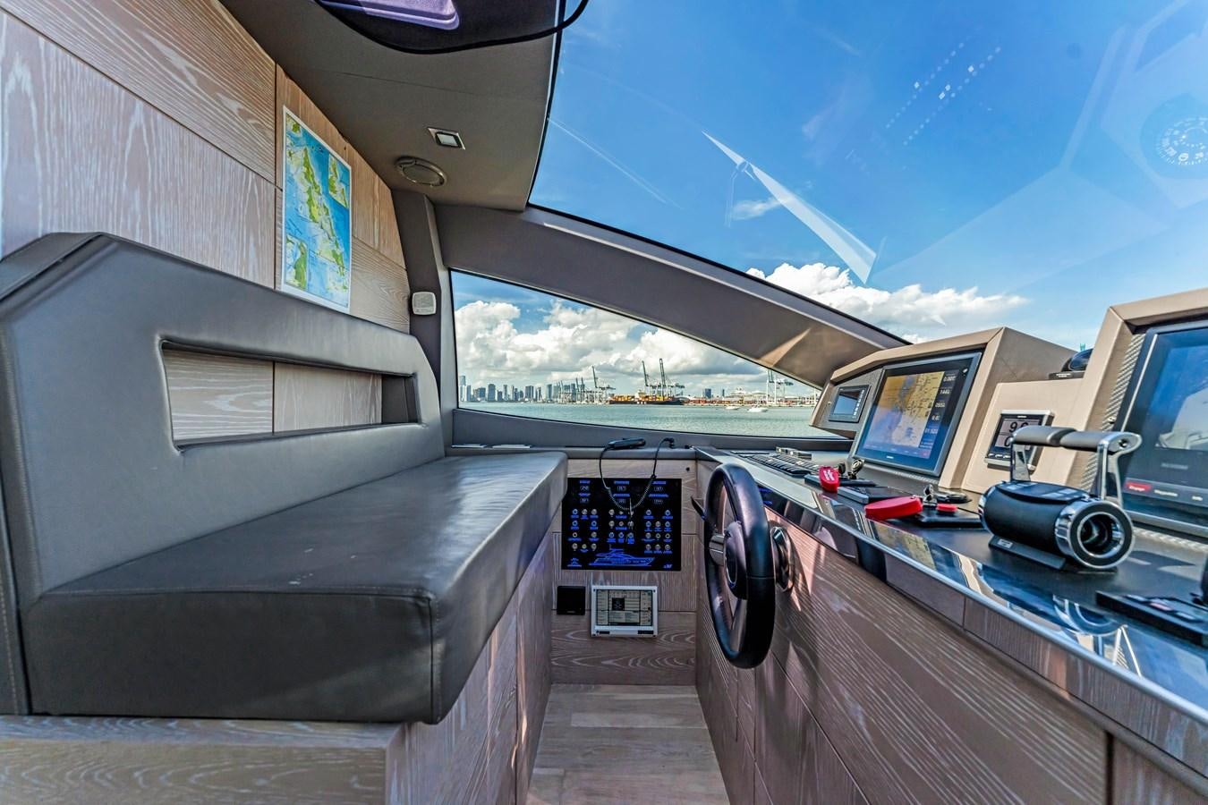 inside of a vehicle aboard SEADUCTION Yacht for Sale