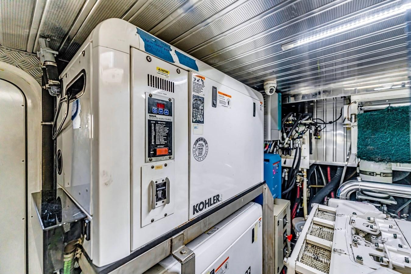 a machine in a room aboard SEADUCTION Yacht for Sale