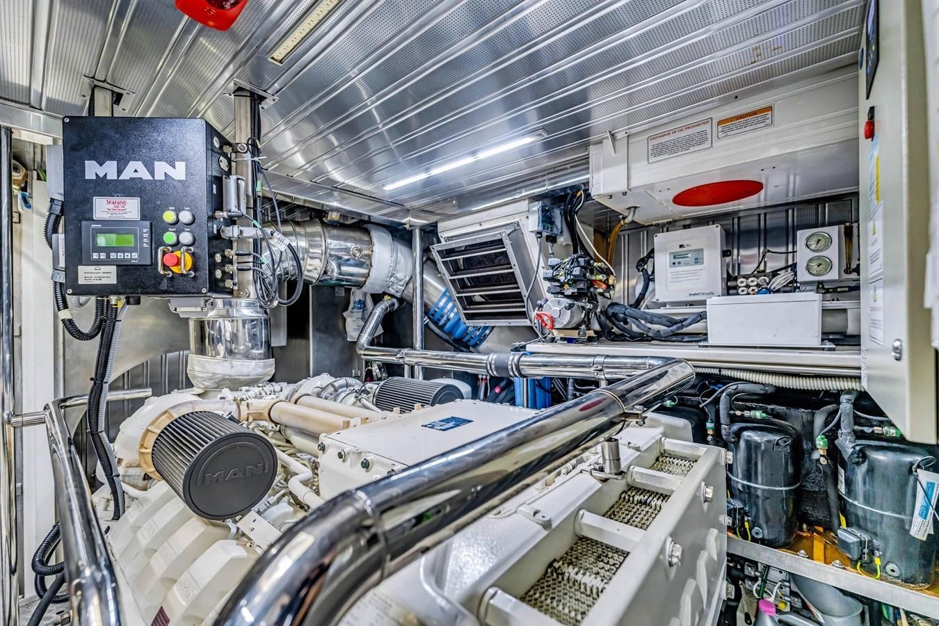 a close-up of a machine aboard SEADUCTION Yacht for Sale