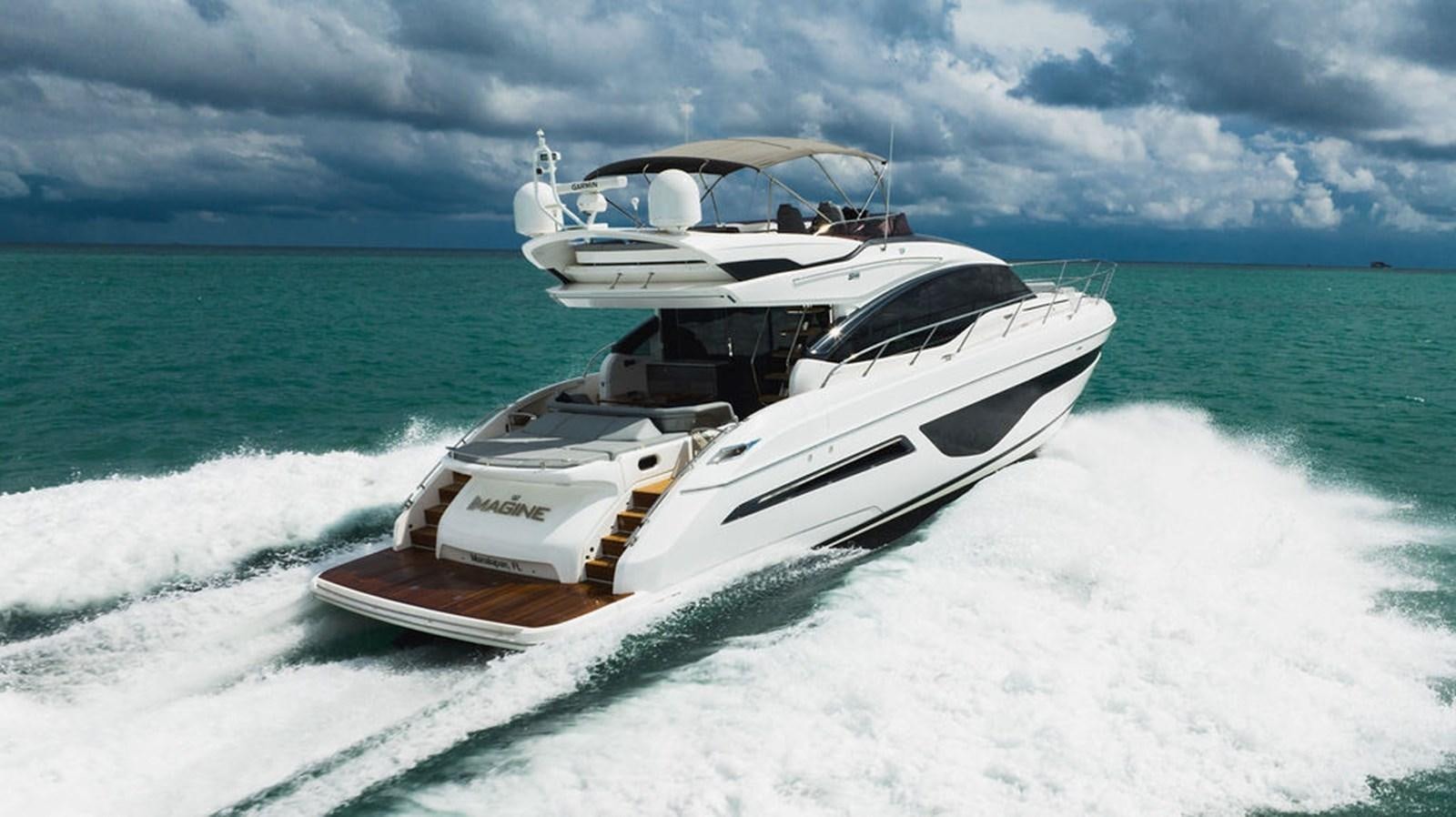 a boat on the water aboard IMAGINE Yacht for Sale