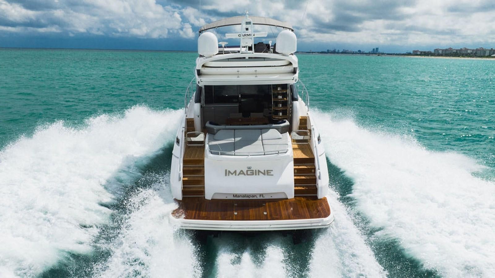 a boat on the water aboard IMAGINE Yacht for Sale