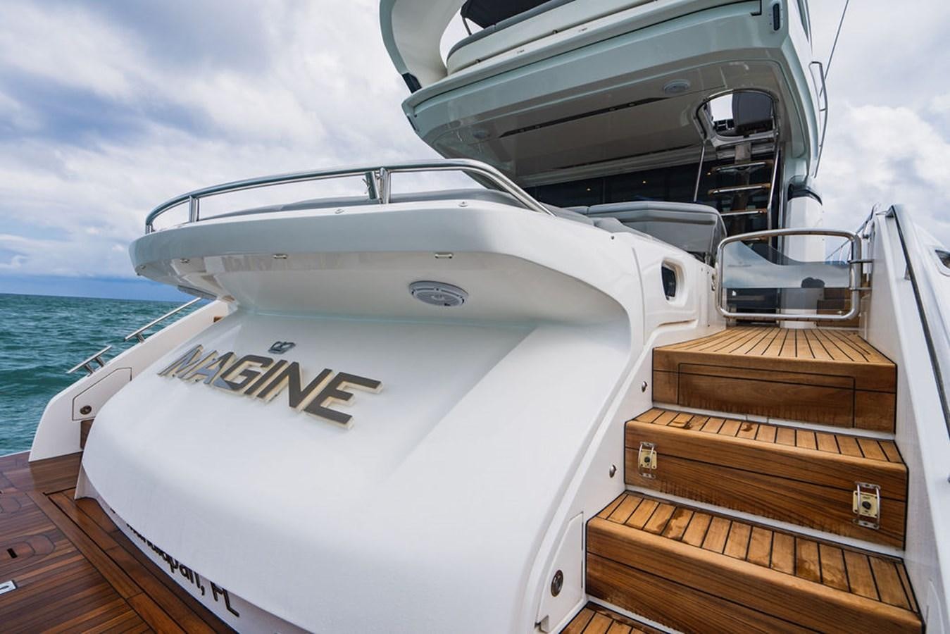a boat on the water aboard IMAGINE Yacht for Sale