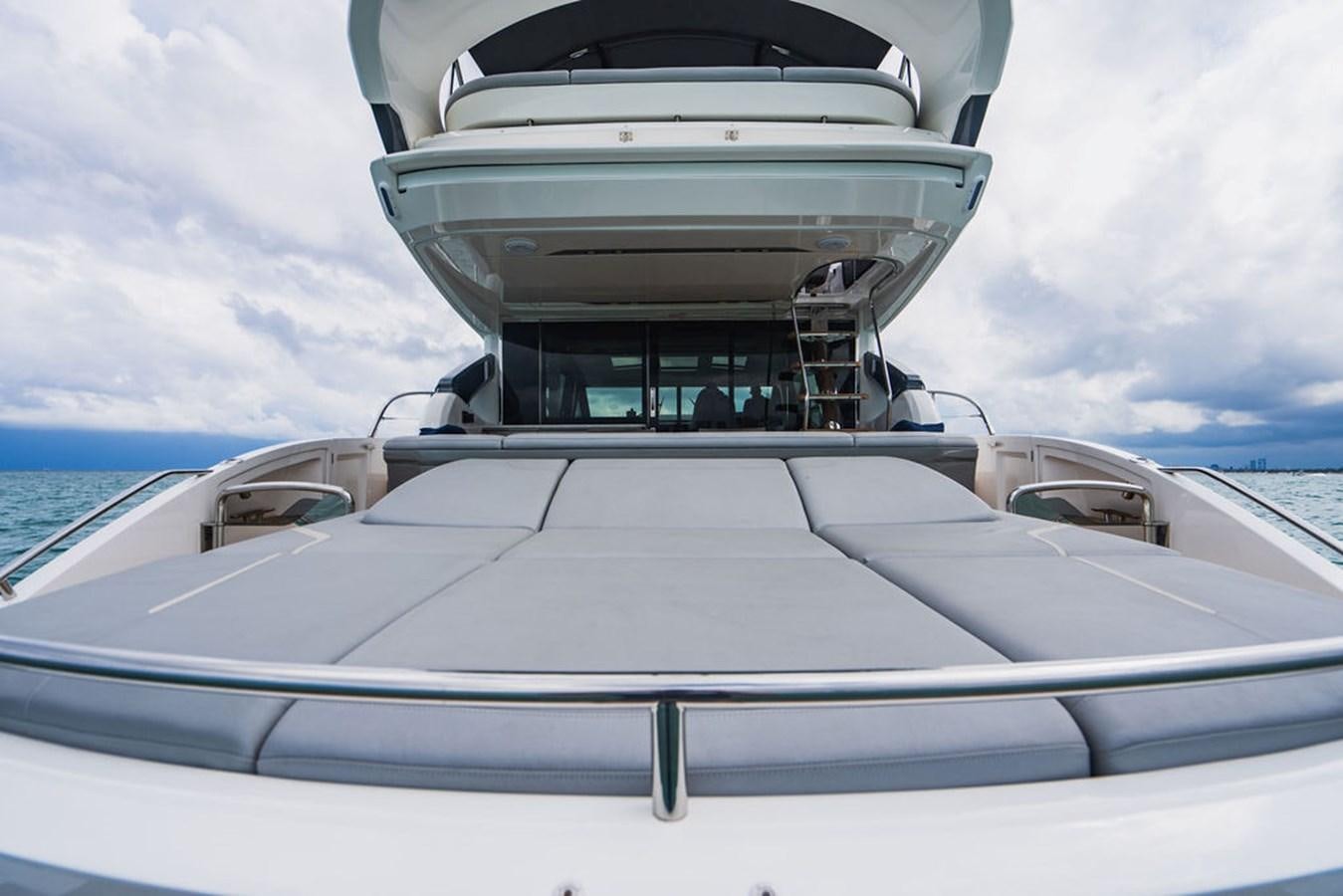 the front of a boat aboard IMAGINE Yacht for Sale