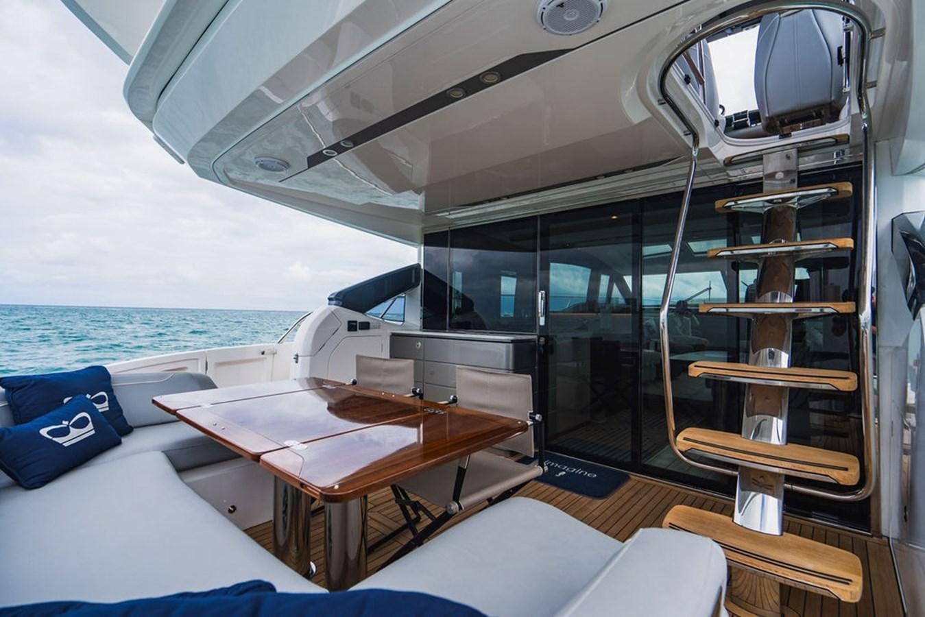 inside of a boat aboard IMAGINE Yacht for Sale