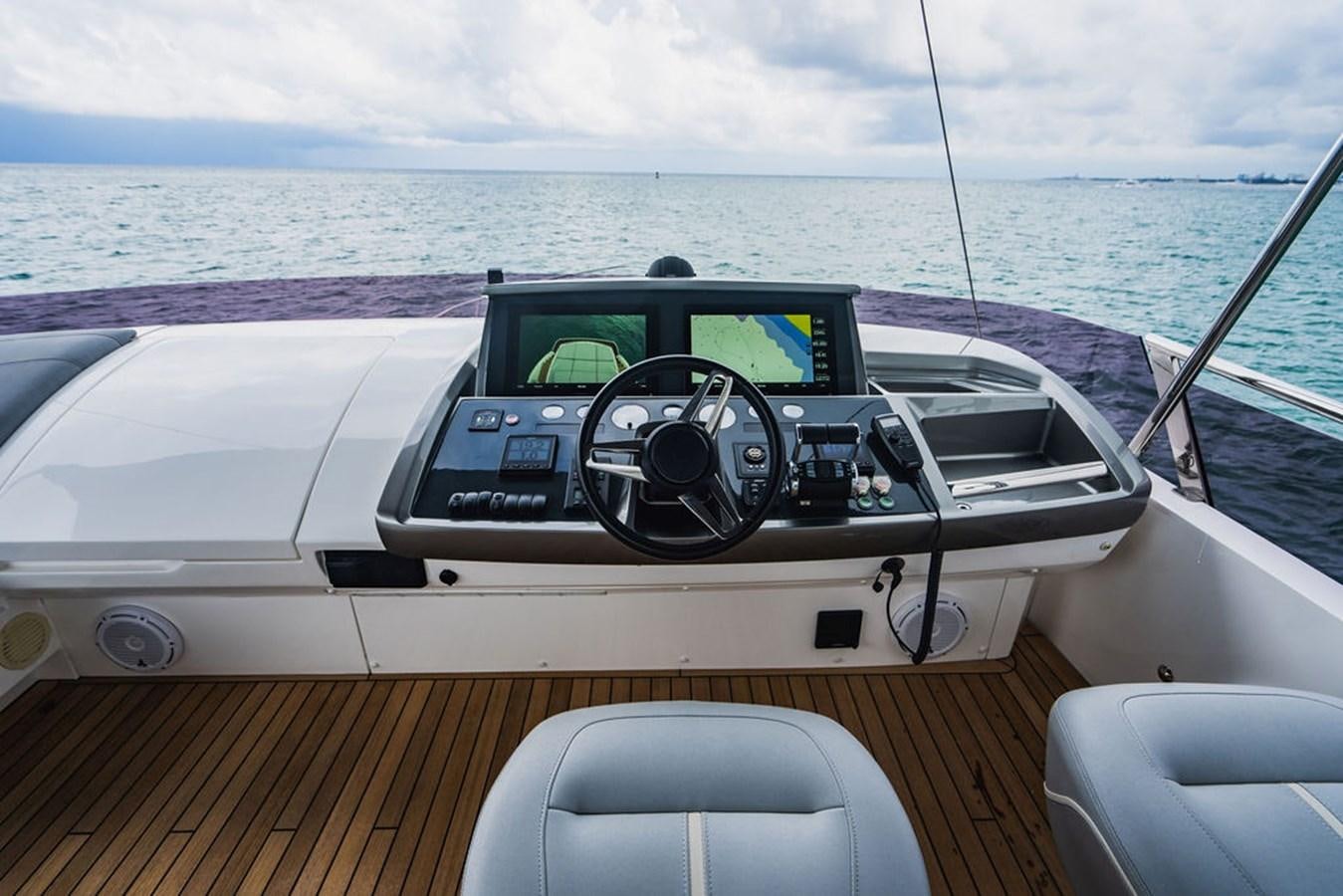 the inside of a boat aboard IMAGINE Yacht for Sale
