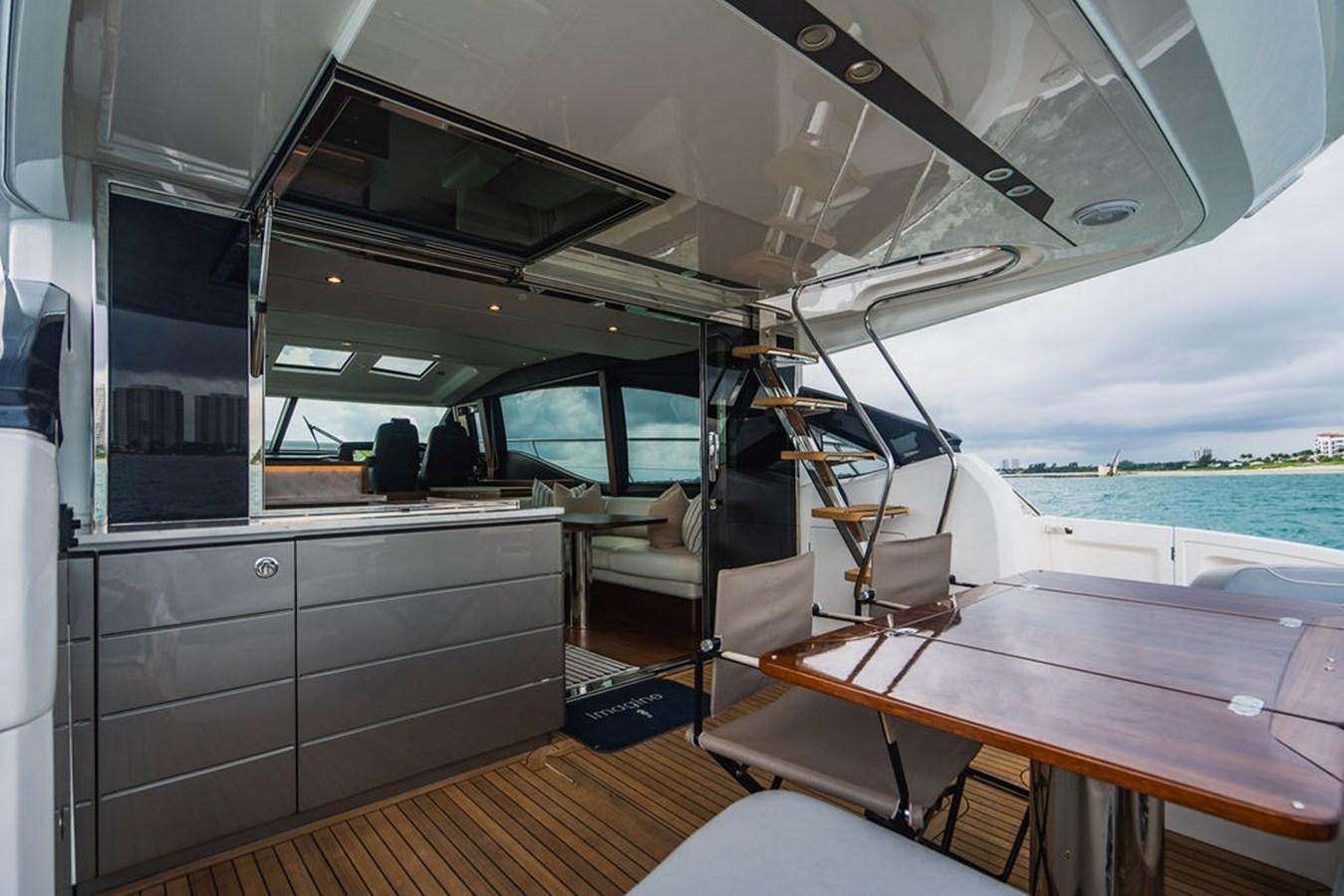 inside of a boat aboard IMAGINE Yacht for Sale