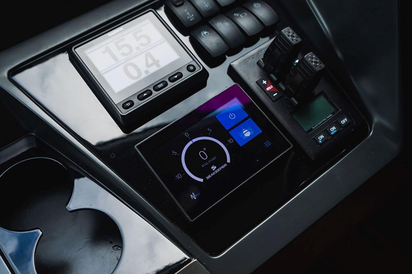 graphical user interface aboard IMAGINE Yacht for Sale