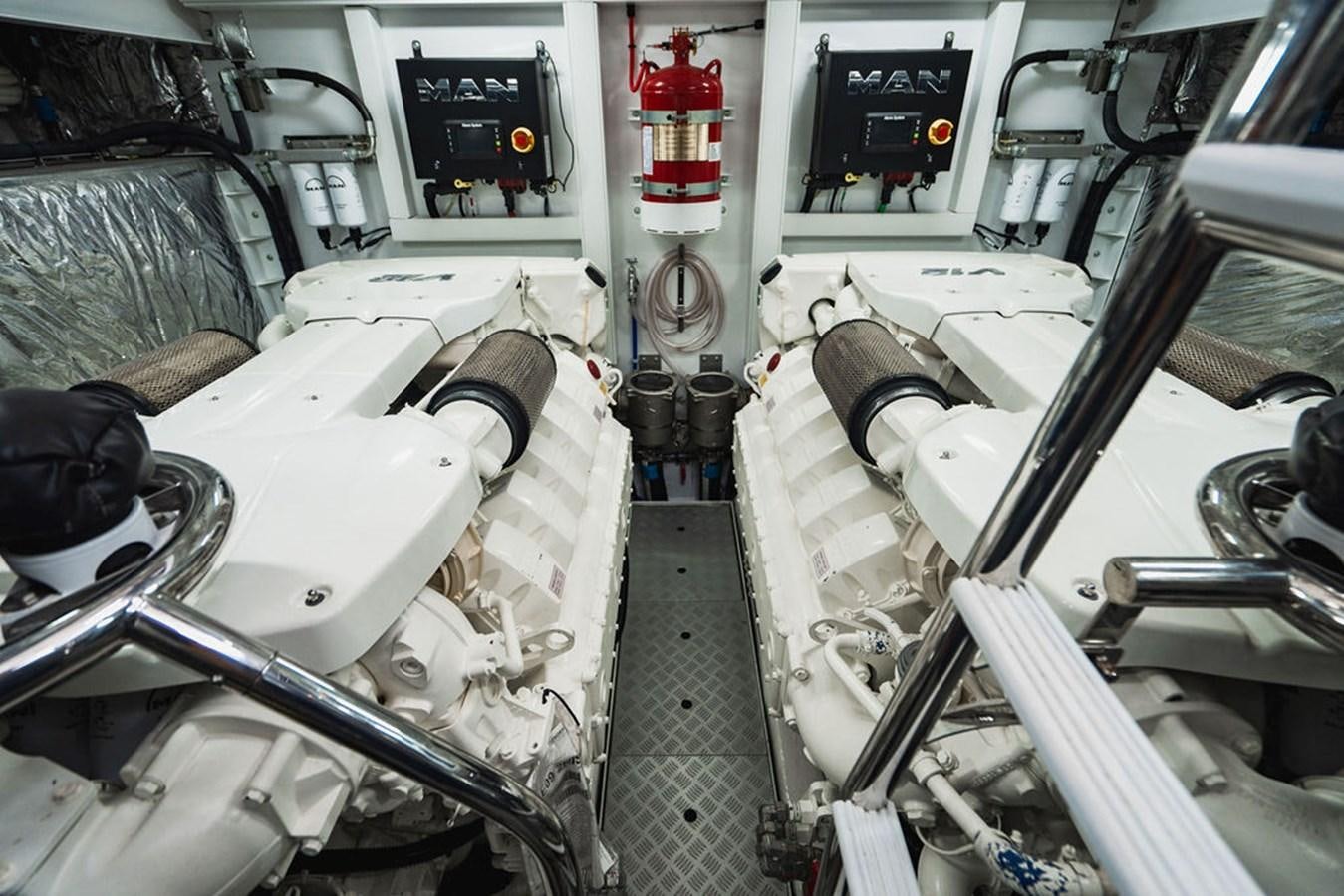 a close-up of a car aboard IMAGINE Yacht for Sale
