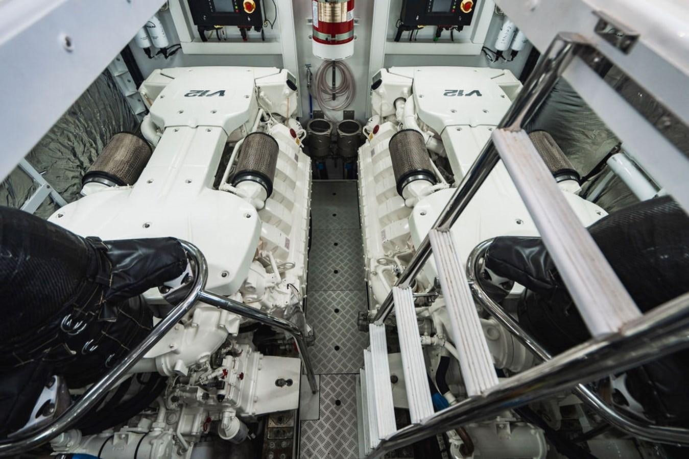 a car with a hood aboard IMAGINE Yacht for Sale