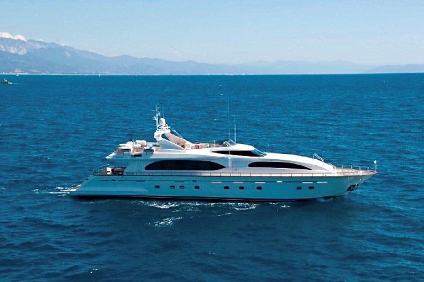 a boat in the water aboard FALCON Yacht for Sale
