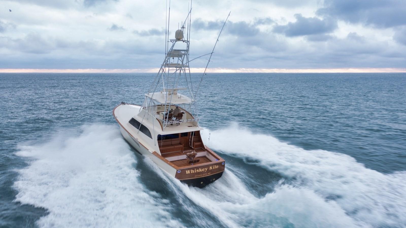 a boat on the water aboard WHISKEY KILO Yacht for Sale