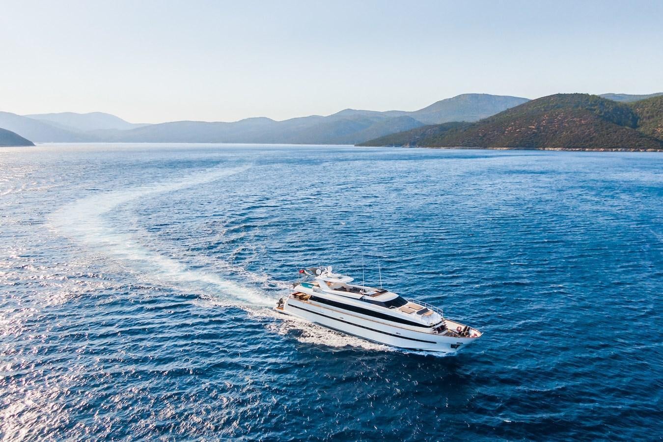 a boat on the water aboard AXELLA Yacht for Sale