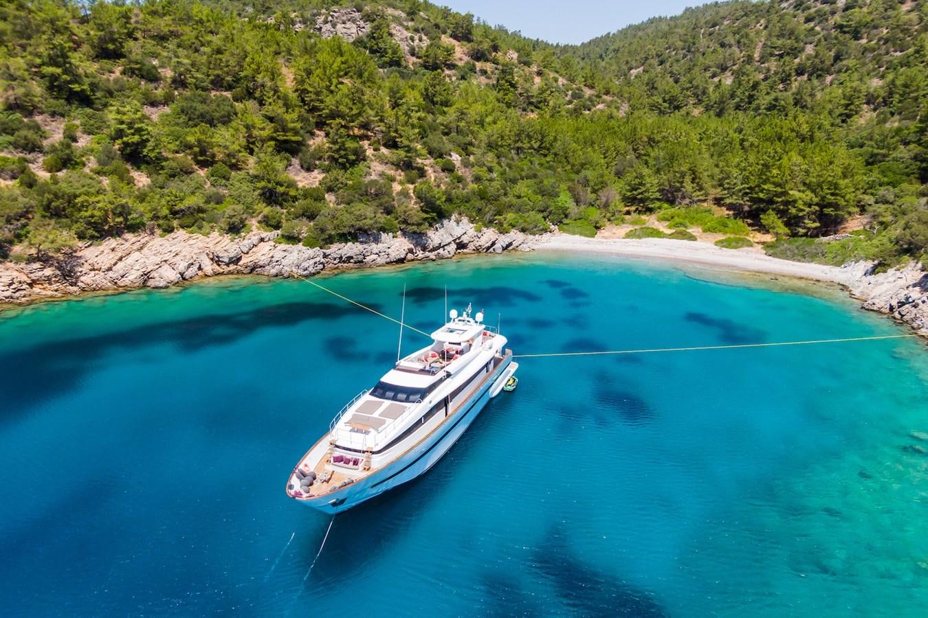 a boat on the water aboard AXELLA Yacht for Sale