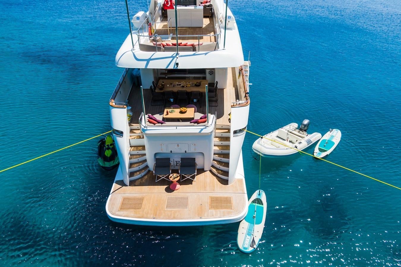 a boat on the water aboard AXELLA Yacht for Sale