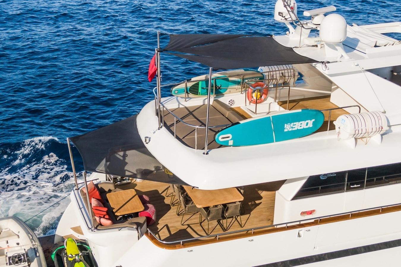 a boat on the water aboard AXELLA Yacht for Sale