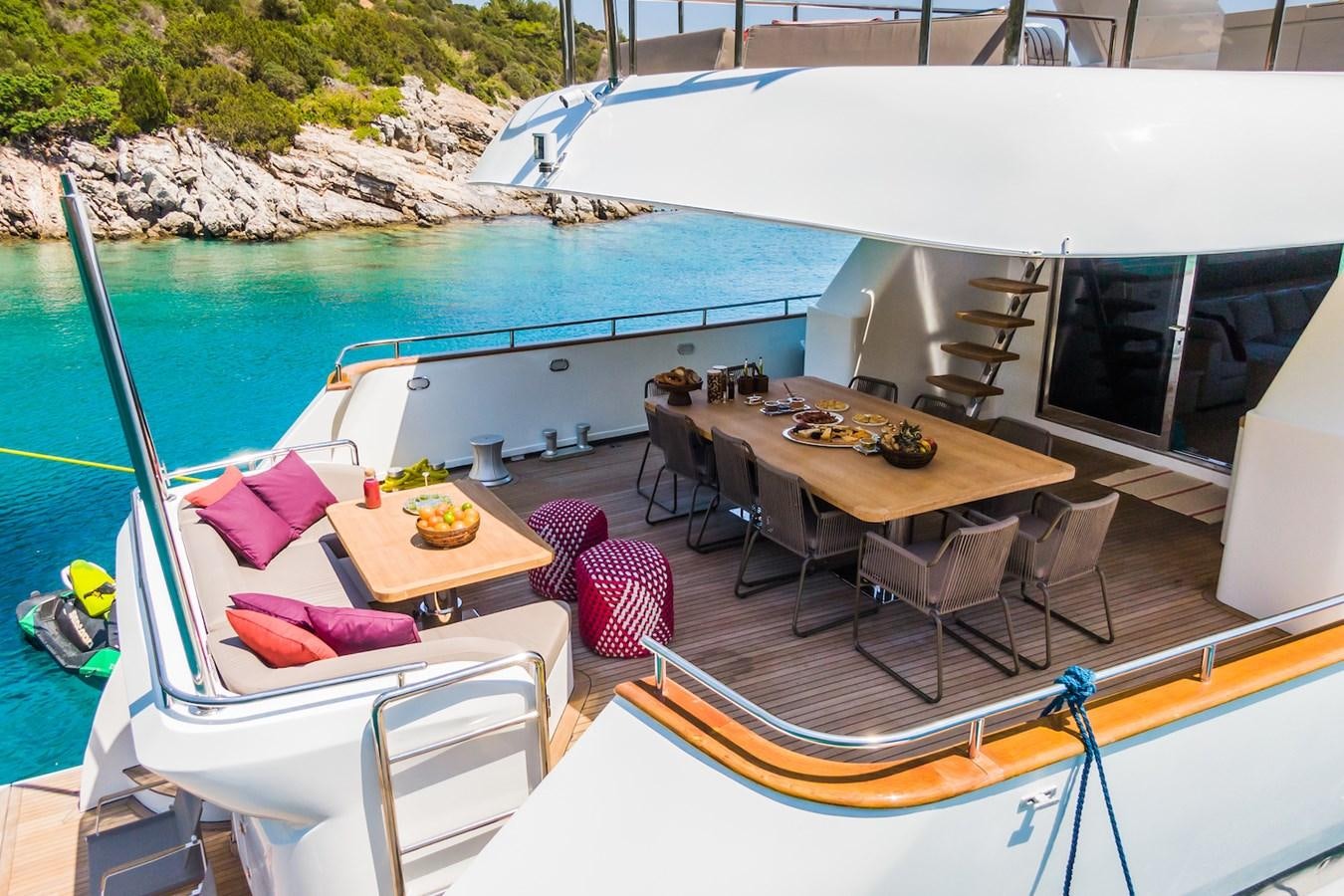 a boat on the water aboard AXELLA Yacht for Sale