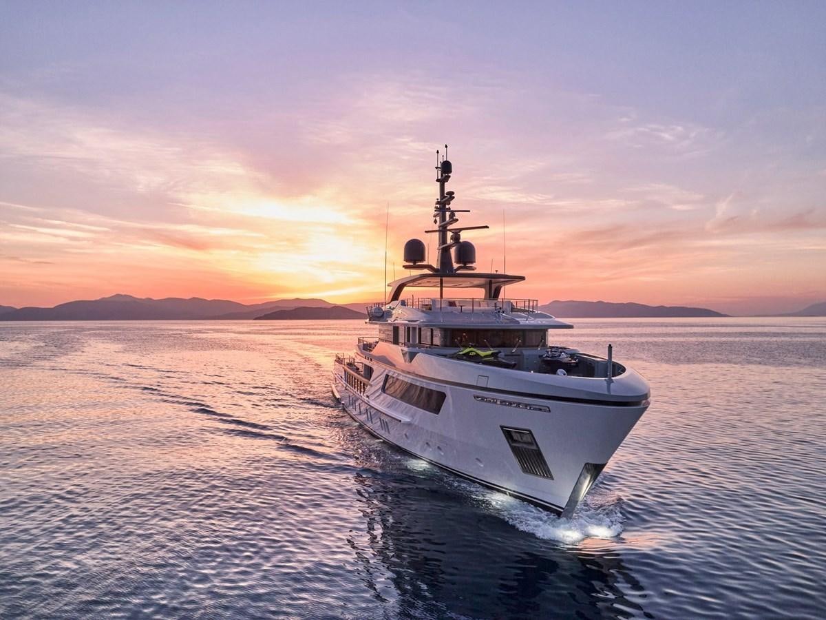 a boat in the water aboard PARA BELLUM Yacht for Sale