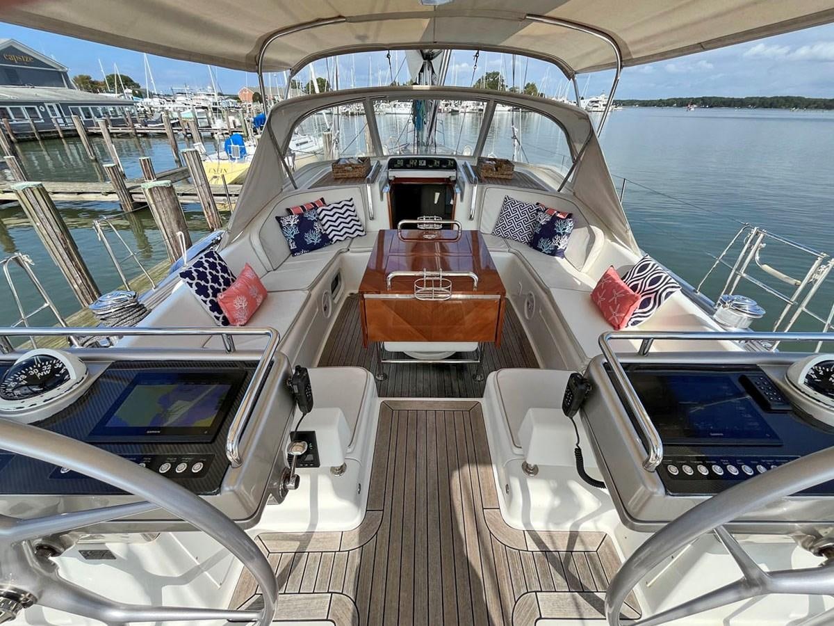 inside of a boat aboard WEATHERLY Yacht for Sale