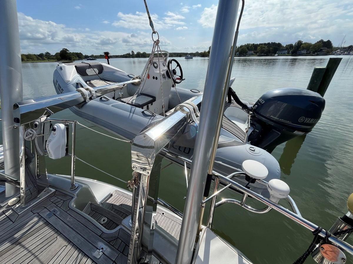 a boat on the water aboard WEATHERLY Yacht for Sale