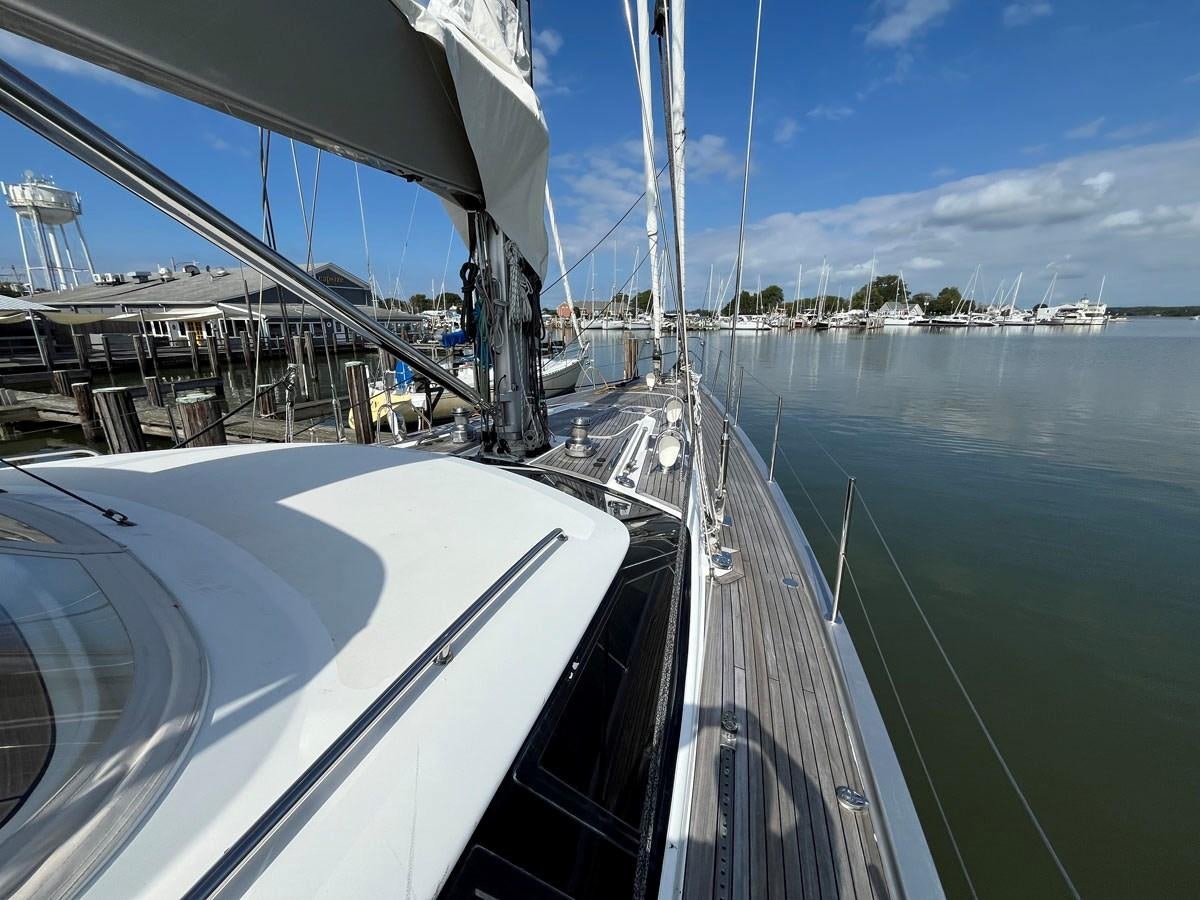 a boat on the water aboard WEATHERLY Yacht for Sale