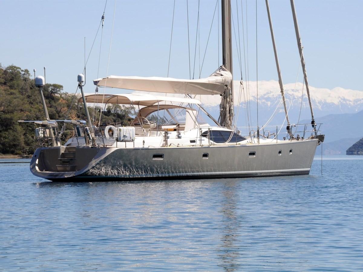 a boat on the water aboard WEATHERLY Yacht for Sale