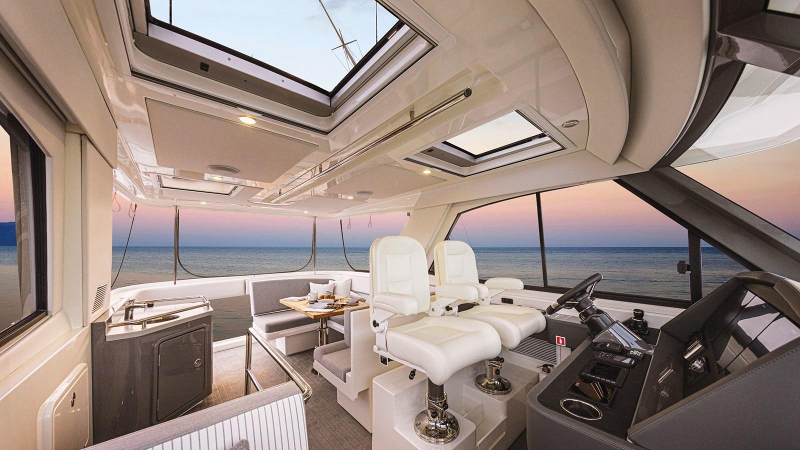 inside of a boat aboard 72 SPORTS MOTOR YACHT Yacht for Sale
