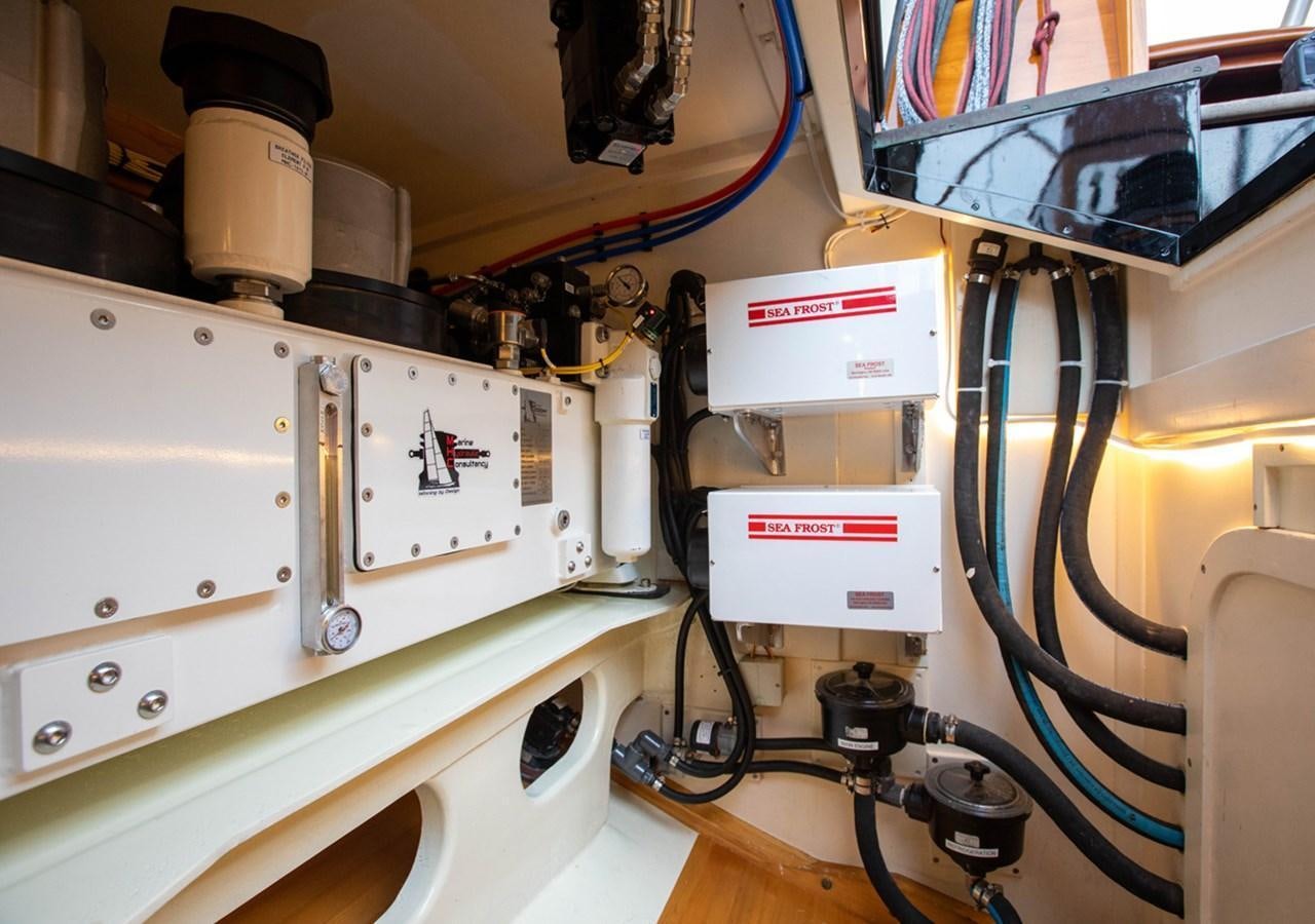 a machine with wires aboard PRIVATE Yacht for Sale