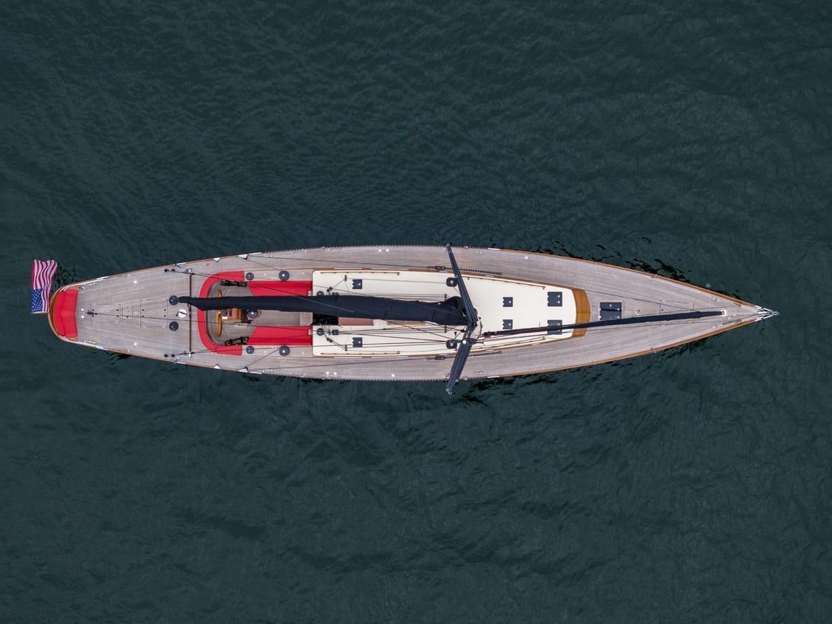 a boat in the water aboard PRIVATE Yacht for Sale