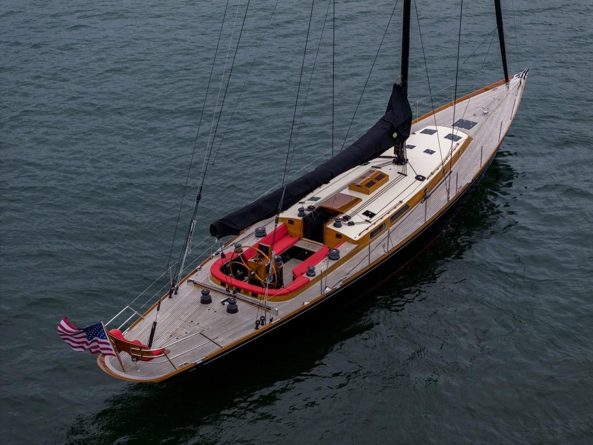 a boat in the water aboard PRIVATE Yacht for Sale