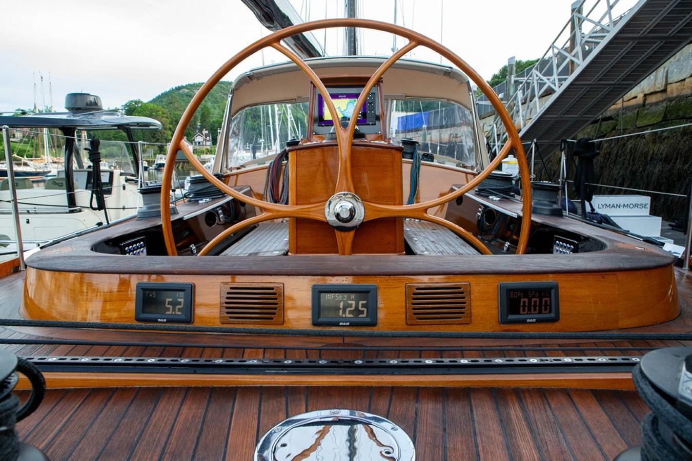a boat on a deck aboard PRIVATE Yacht for Sale