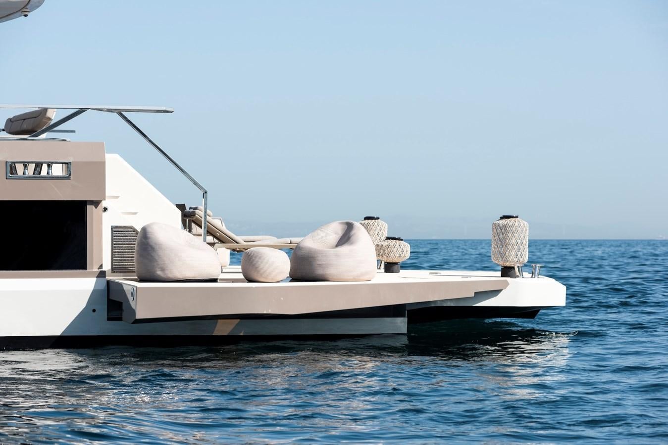 a boat on the water aboard MAZU 82 Yacht for Sale