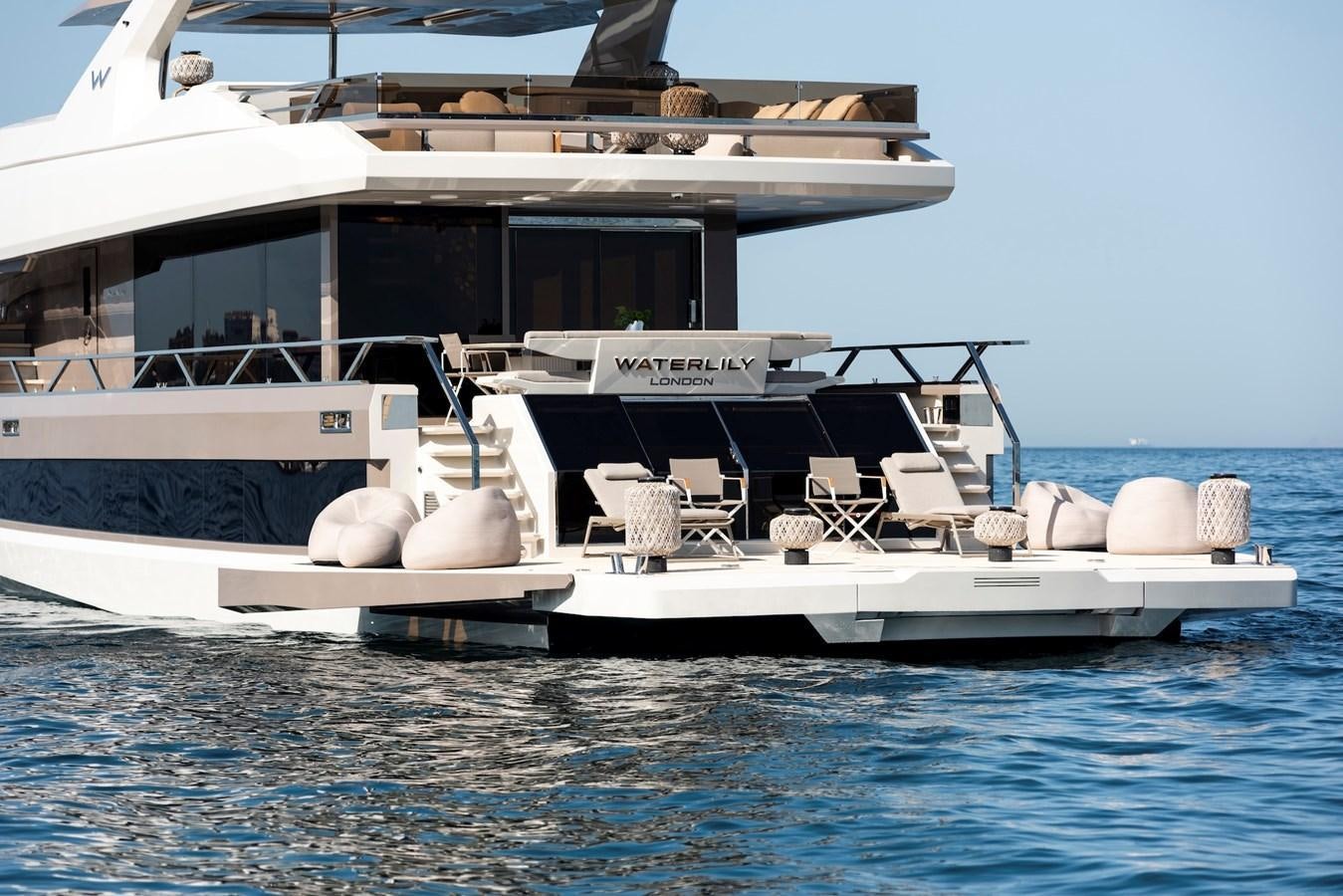 a boat on the water aboard MAZU 82 Yacht for Sale