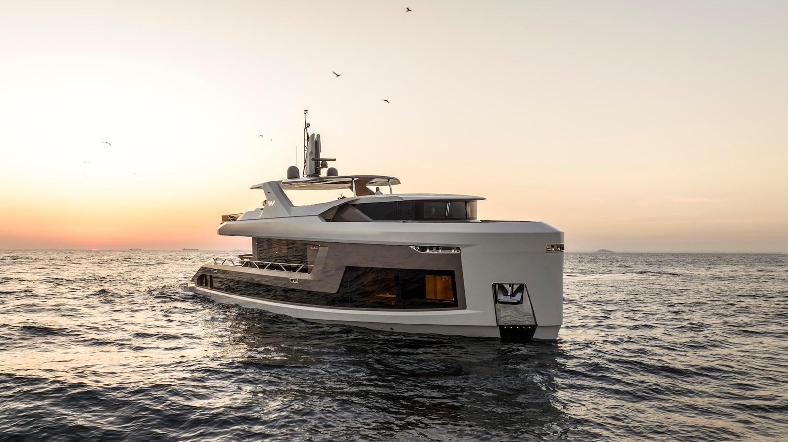 a boat in the water aboard MAZU 82 Yacht for Sale