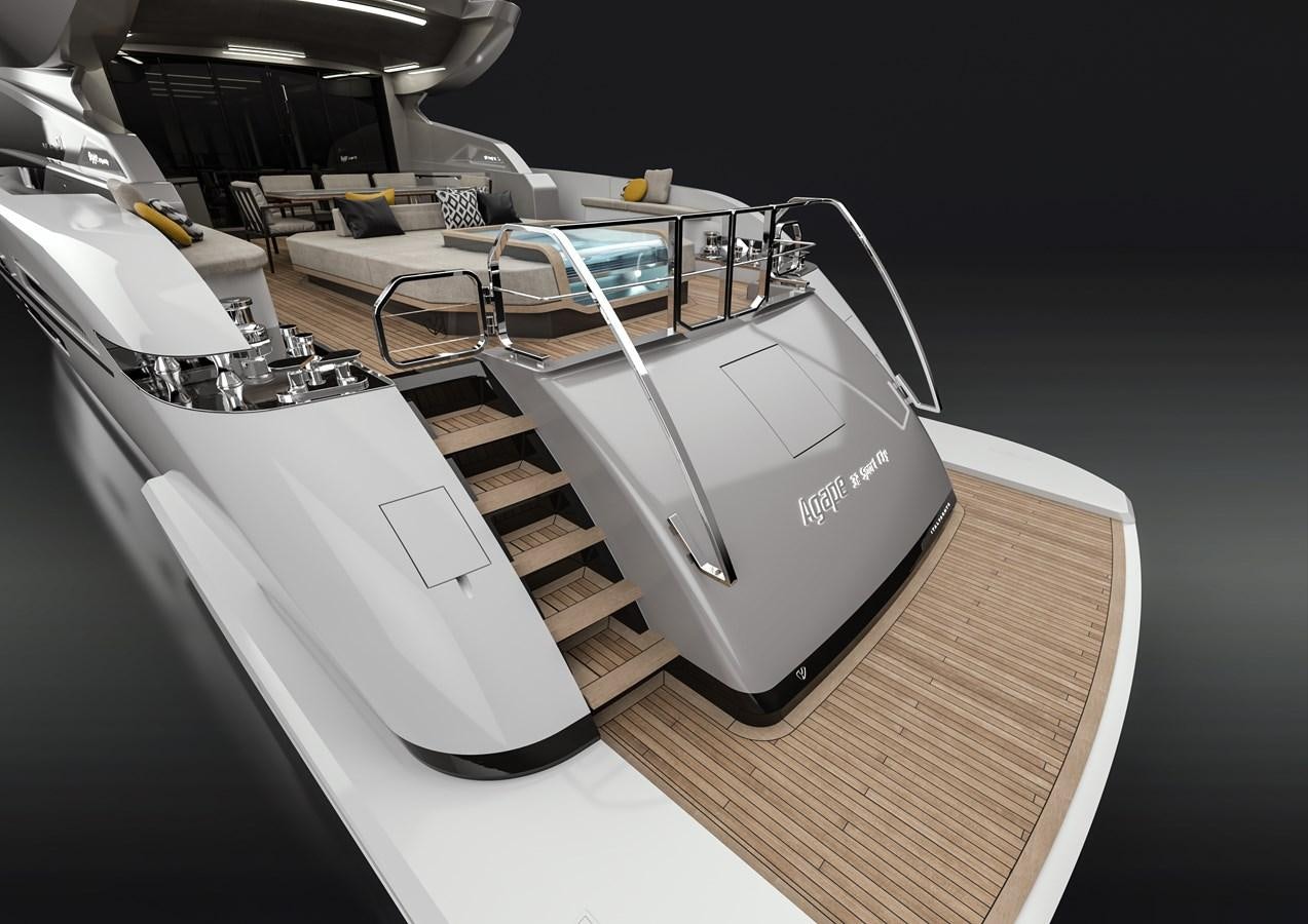 a white rectangular object on a wooden surface aboard AGAPE 32 MT Yacht for Sale