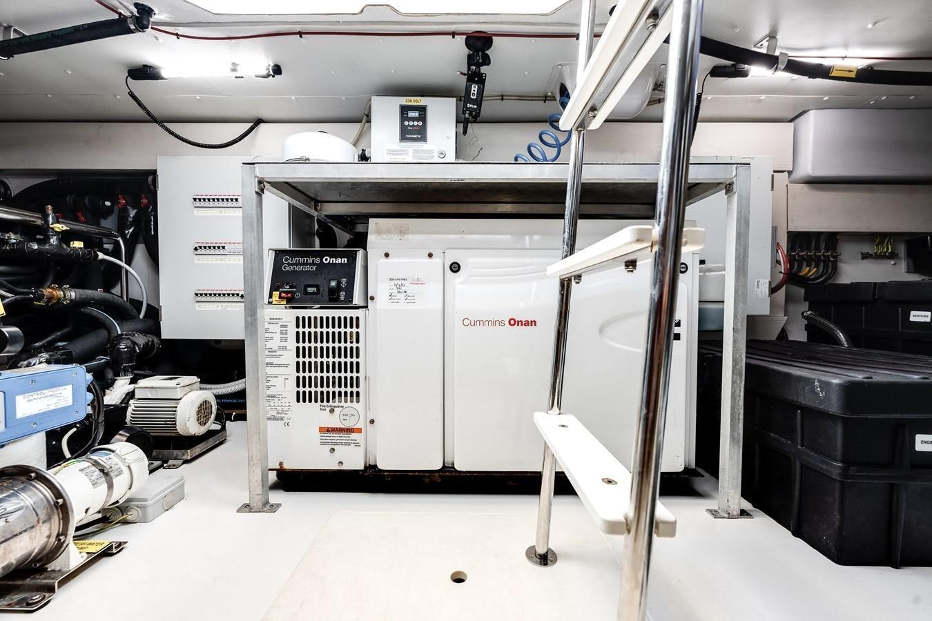 a machine in a factory aboard TRUTH SERUM Yacht for Sale