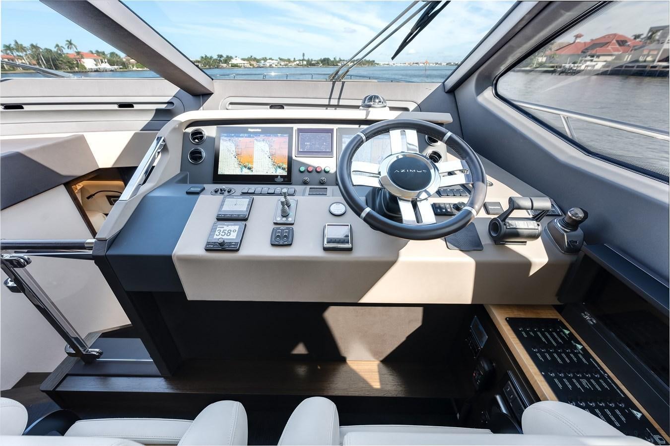 inside of a car aboard TRUTH SERUM Yacht for Sale