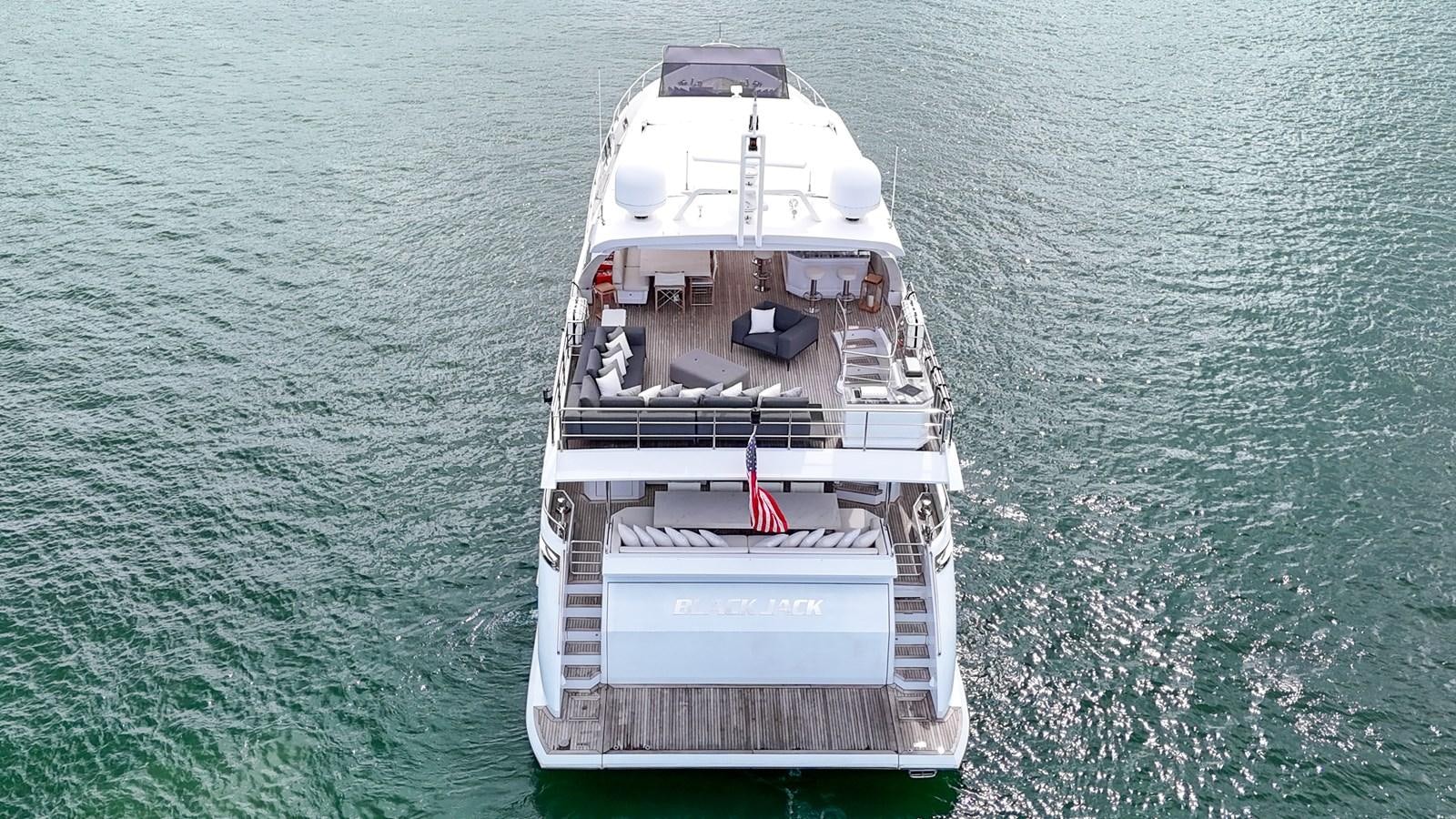 a boat in the water aboard 95 RAISED PILOTHOUSE Yacht for Sale