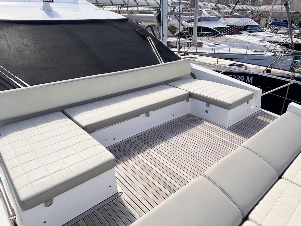 a large metal object with a metal frame aboard TAMARA II Yacht for Sale