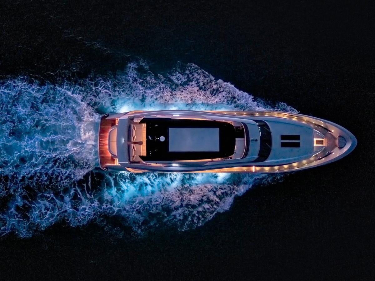 a space ship in space aboard SEAMMETRY Yacht for Sale