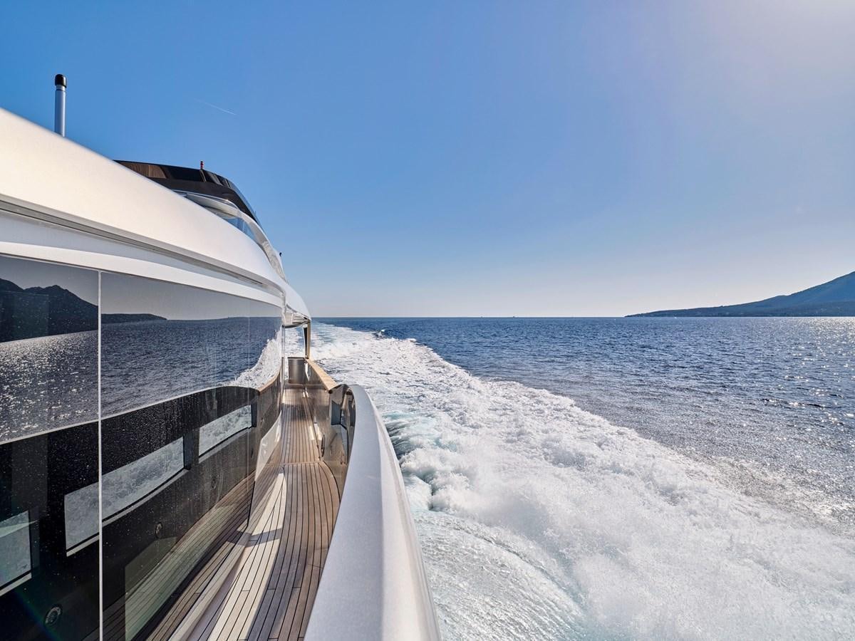 a boat on the water aboard SEAMMETRY Yacht for Sale