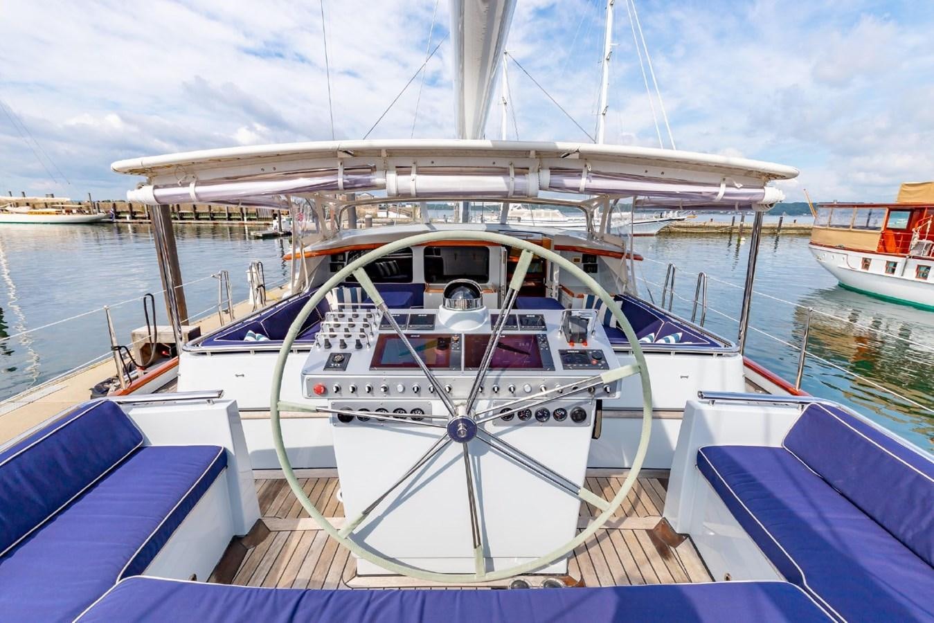 a boat in the water aboard CABOCHON Yacht for Sale