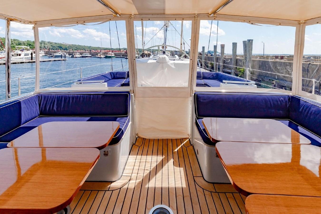 a boat on the water aboard CABOCHON Yacht for Sale